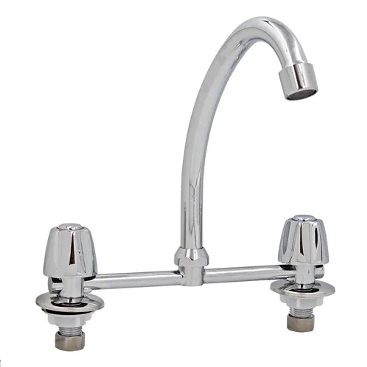 GENERICO - Llave combinación lavaplato Täumm Antonella color plateado brillante