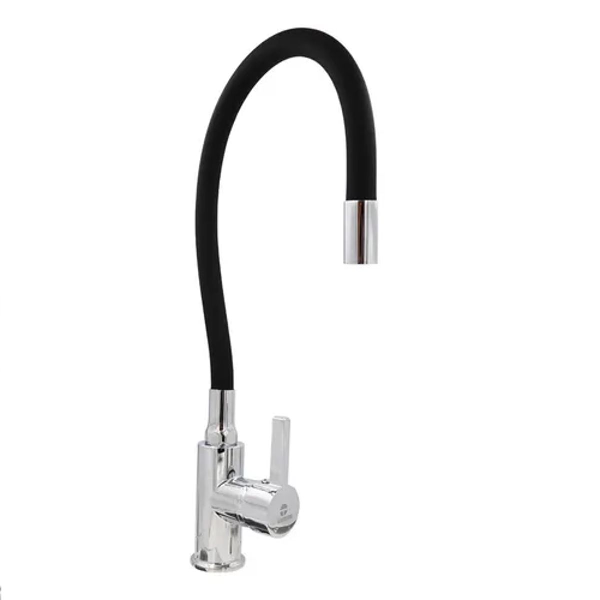 GENERICO - Llave Lavaplatos Monomando Cuello Flexible Negro