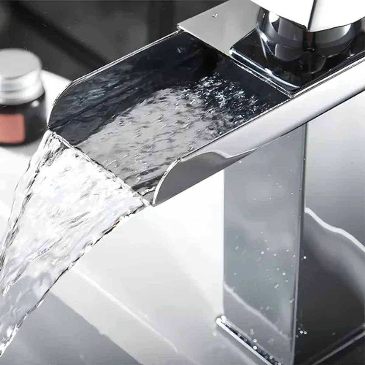 GENERICO - Llave Monomando Fregadero Lavabo Lavamanos Baño Acero Inox Plateado