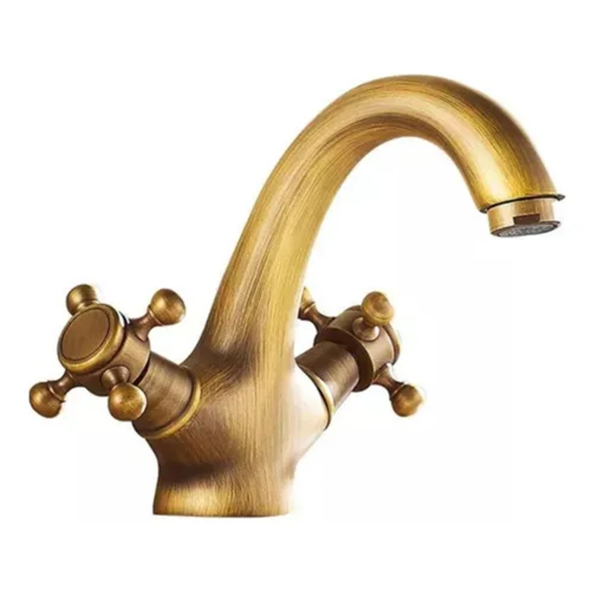 GENERICO - Llave Griferia Clasica Dorada Lavamano Estilo Europeo Dorado