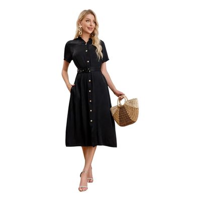 Imagen 2 del producto Vestido Largo Primavera Mujer Liso. Tipo Jeans 3323