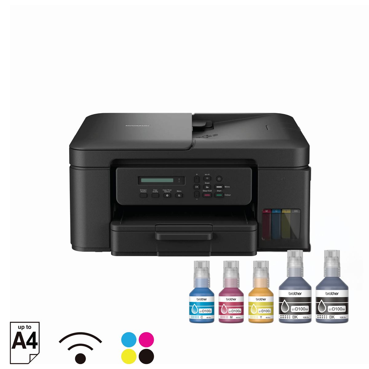 BROTHER - Impresora Multifuncion Brother DCP-T730DW Tinta Wifi Duplex