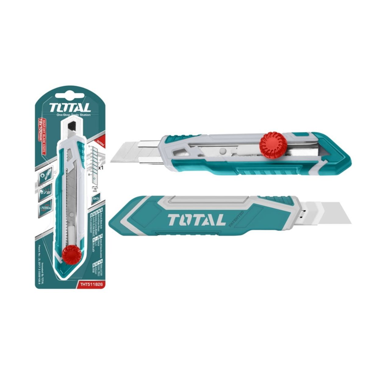 TOTAL - Corta Cartón Total THT511826 para cortes profesionales