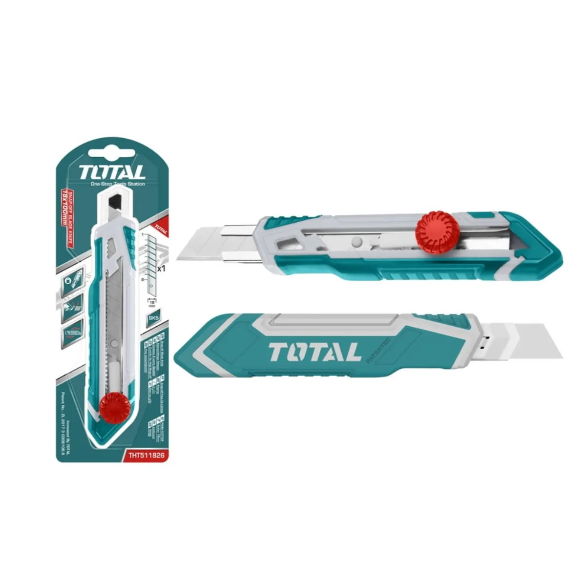 TOTAL - Corta Cartón Total THT511826 para cortes profesionales