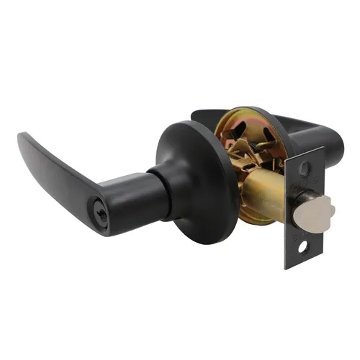 GENERICO - Cerradura Tubular Con Manilla Odis 203 Dormitorio Negro