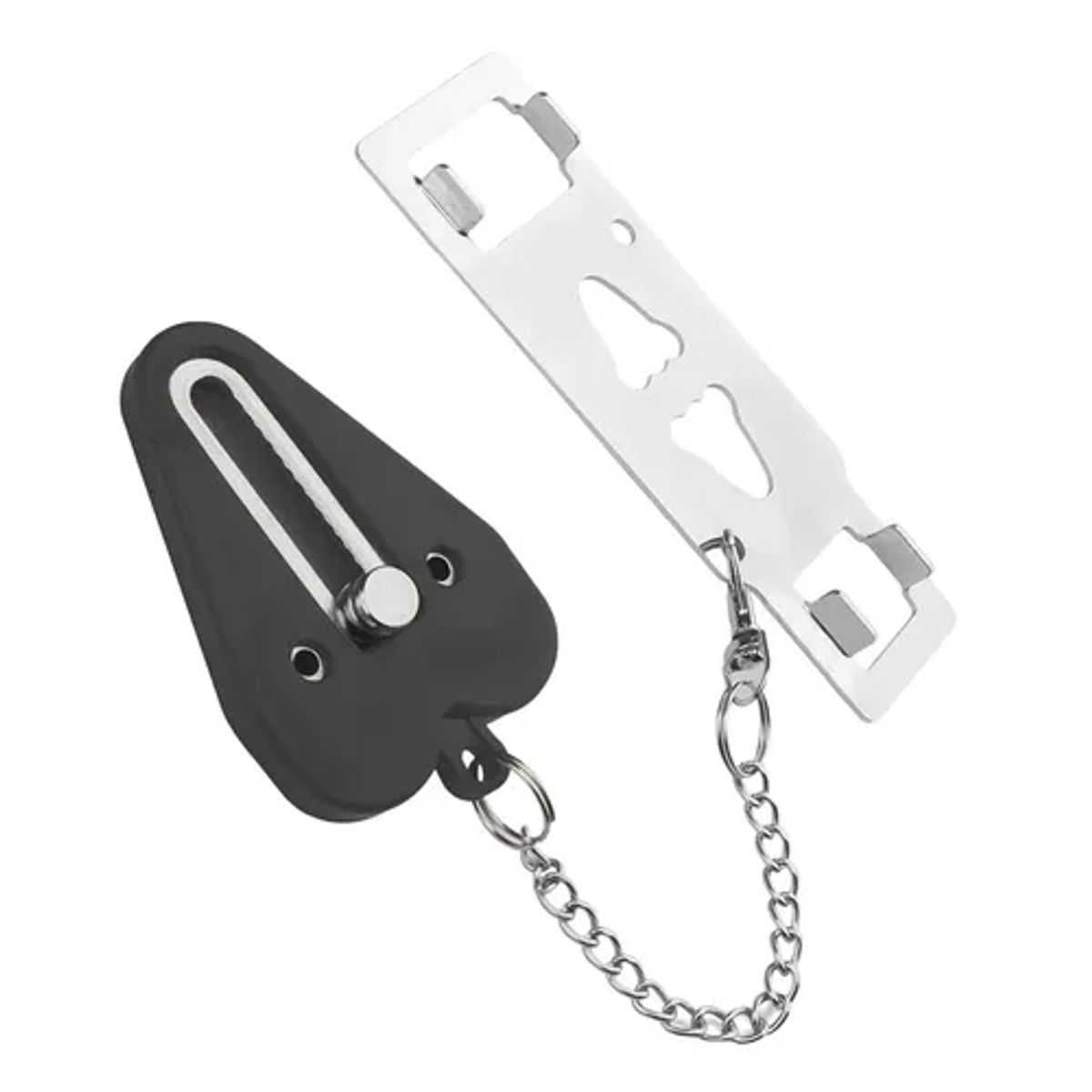 GENERICO - Cerradura De Puerta De Hotel Portátil Antirrobo De Viaje Color Negro