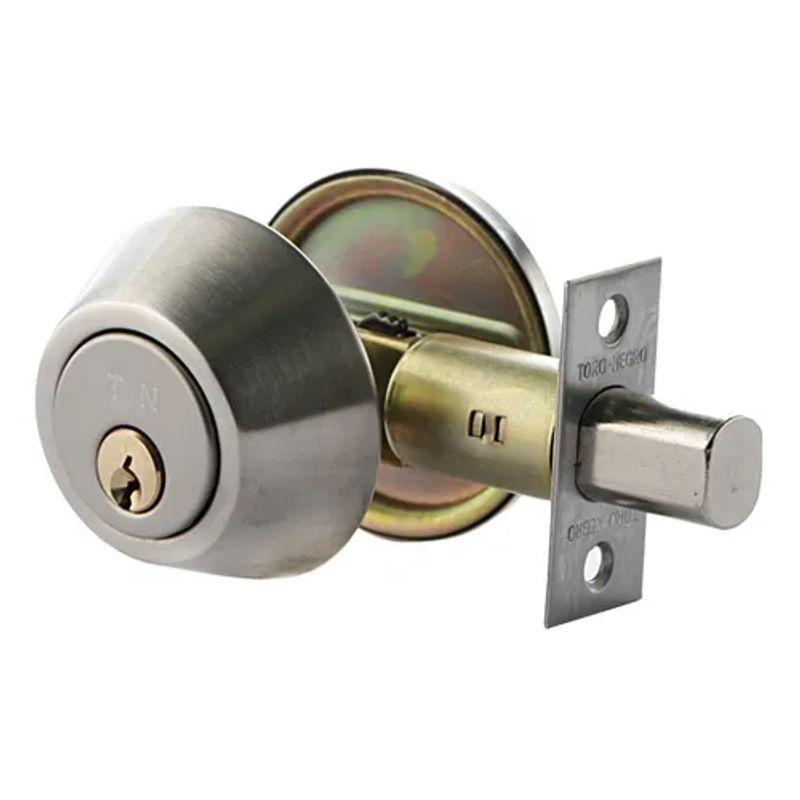 GENERICO - Cerrojo De Seguridad Puertas Plateado