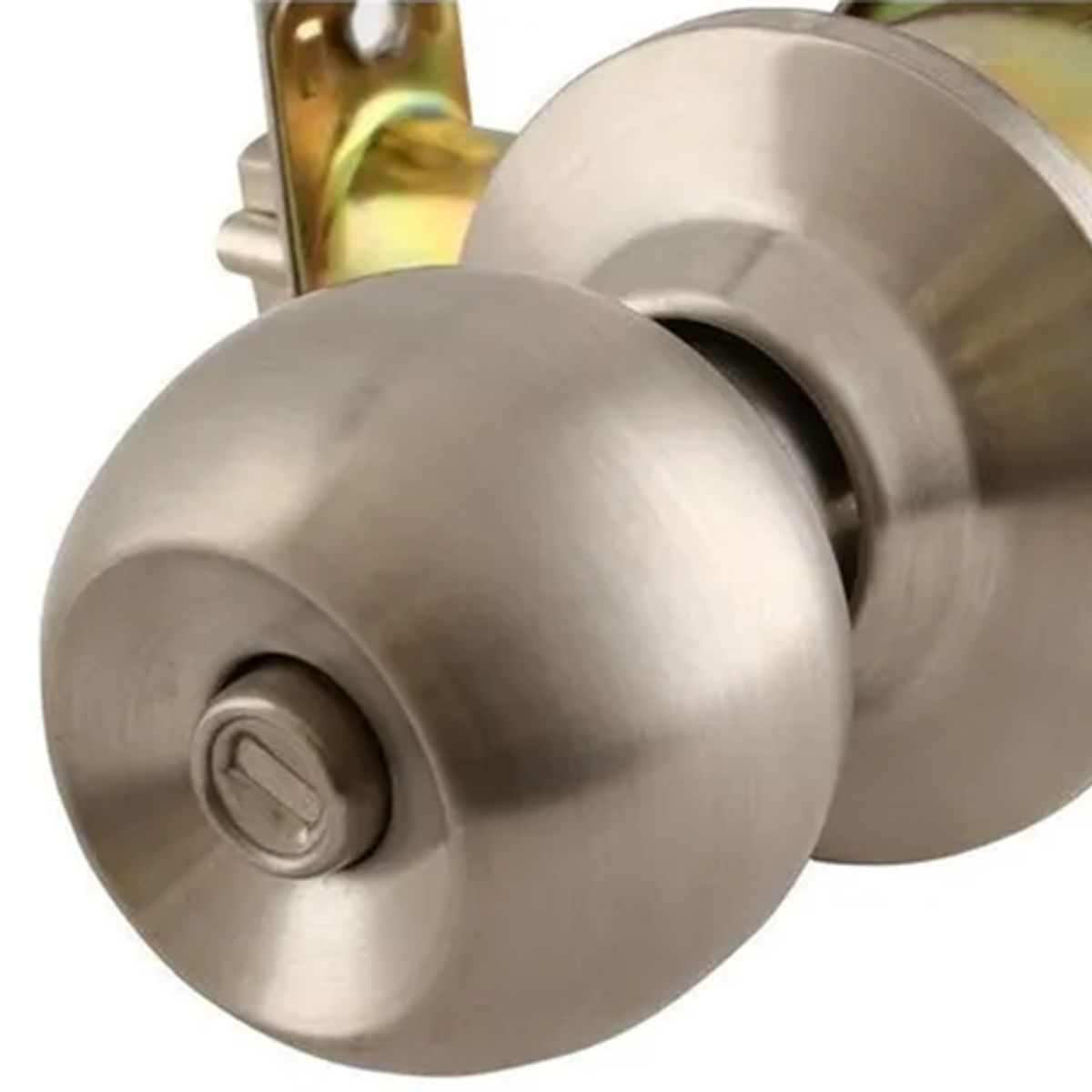 GENERICO - Cerradura Cilíndrica Odis 201 Dormitorio Plateado