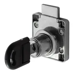 GENERICO - Cerradura Para Cajón - Chapa Para Mueble - 3 Pcs Color Plateado