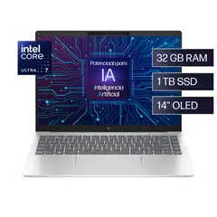 HP - Notebook Pavilion Plus 14-ew1002la Intel Core Ultra 7 32 GB RAM 1TB SSD