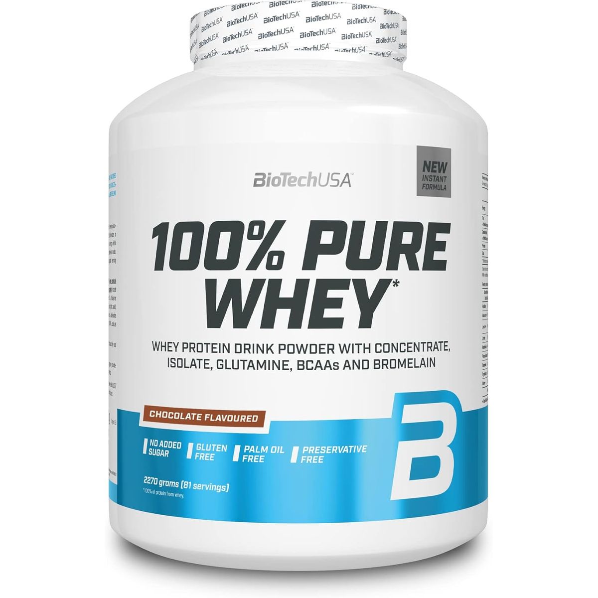 BIOTECH USA - Biotechusa 100% Pure Whey Proteina Whey Protein 5 Lb Chocolate