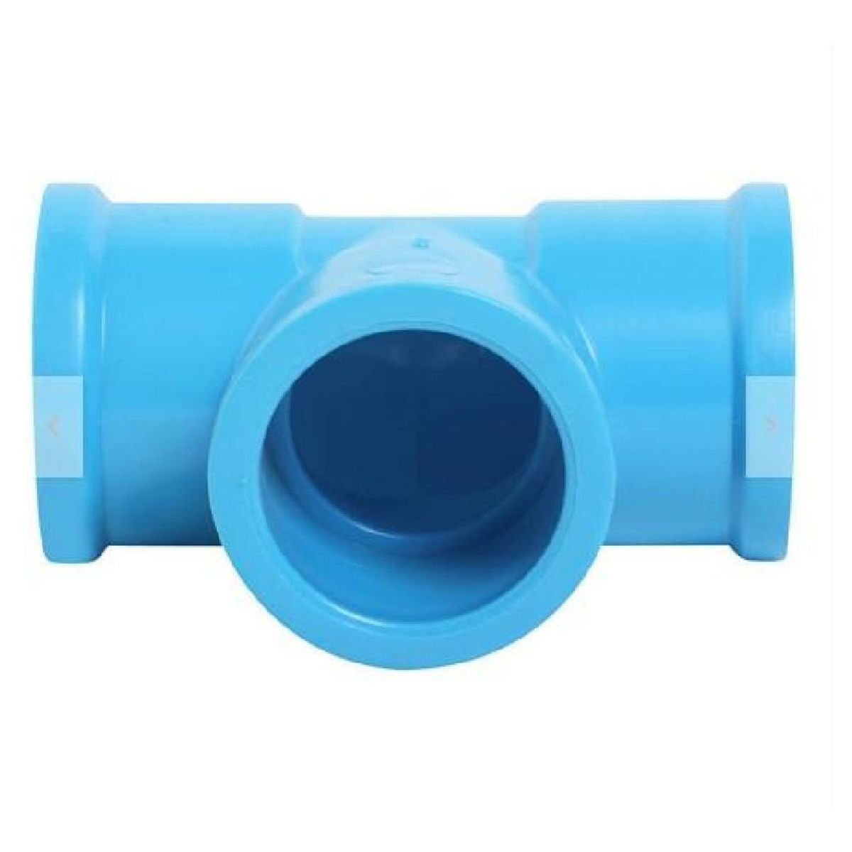 GENERICO - Pack 10 Unidades Tee PVC-P Cementar 25MM PN10 - Azul