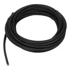 GENERICO - Cable Solar Fotovoltaico 6mm Negro 15 metros