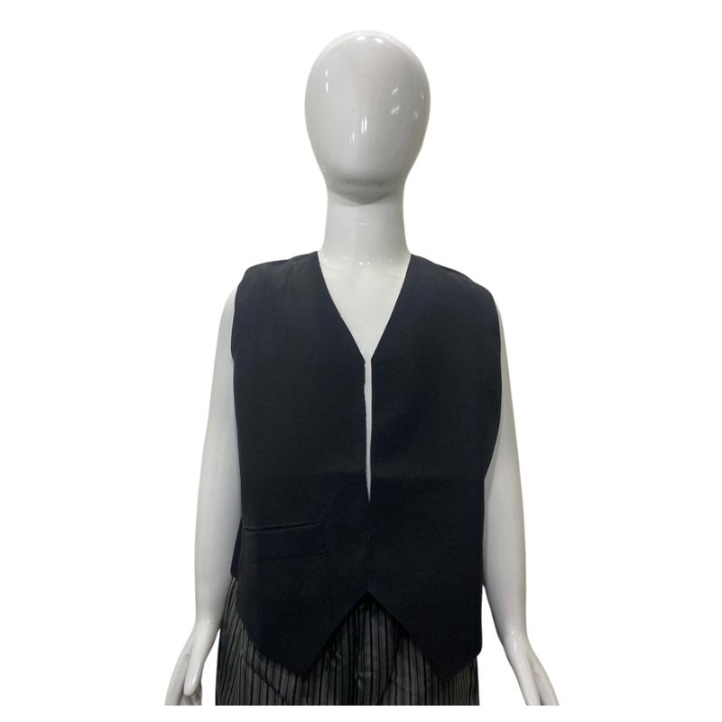 EKOL TACTICA MILITAR - Chaleco Bolero Negro Niños Nortino Huaso Fiestas Patrias