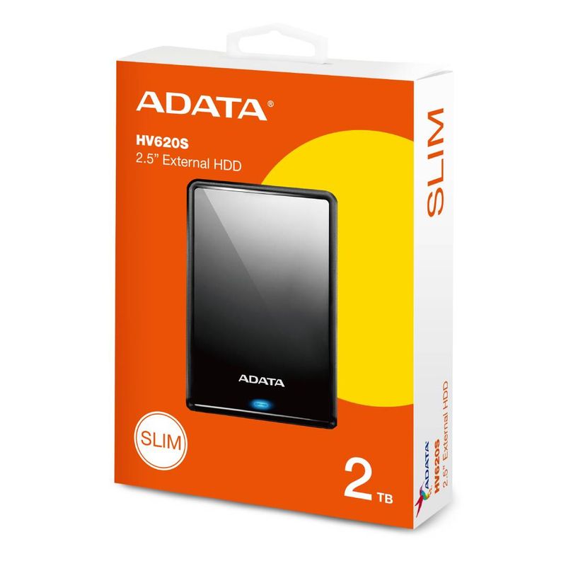 ADATA - Disco Duro Externo HDD ADATA 2.5 HV620S 2TB Negro