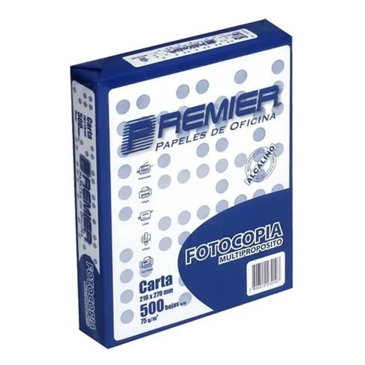 GENERICO - Resma Carta multifunción 500 Hojas Premier Color Blanco 75gr