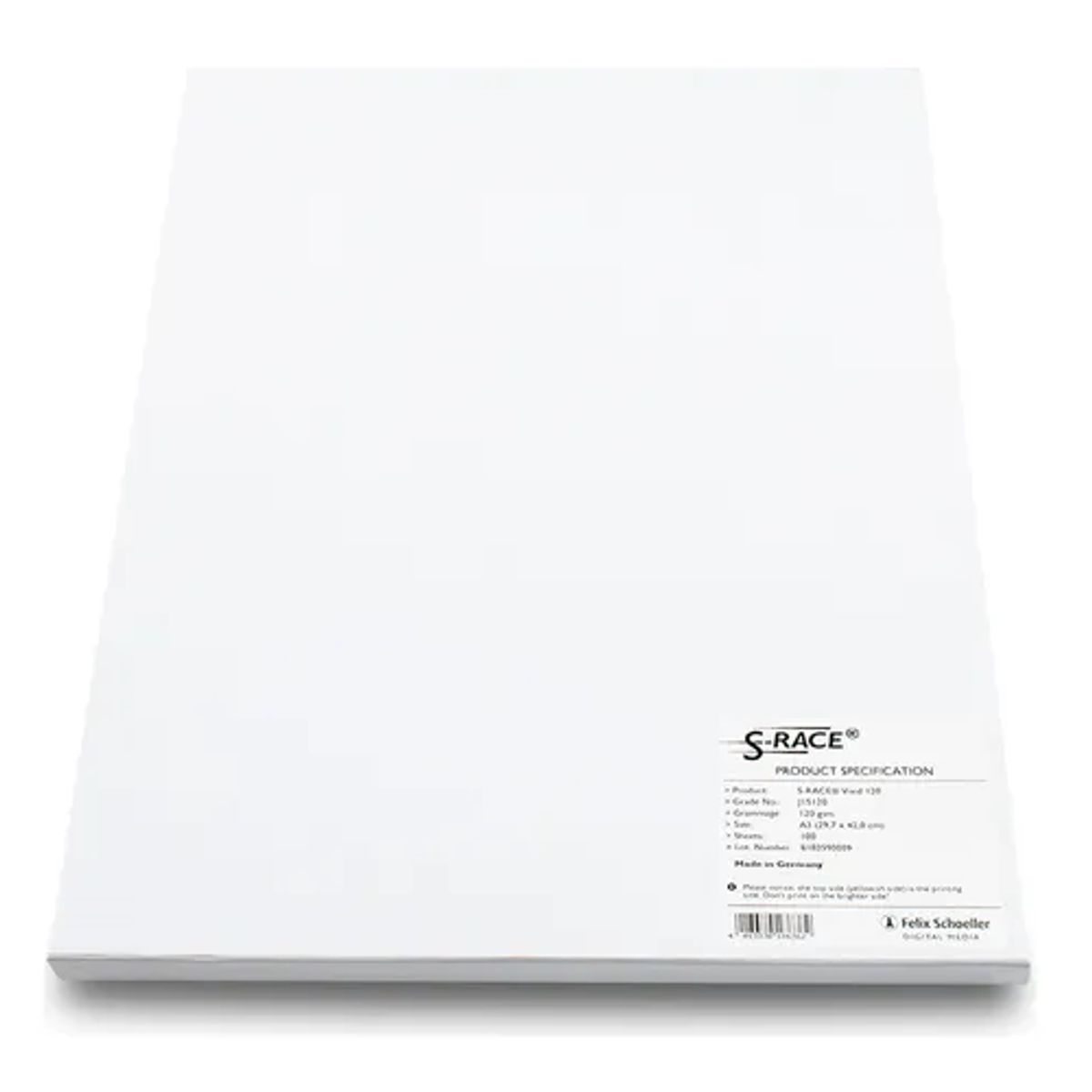 GENERICO - Papel Sublimación S-race Tamaño A3 Blanco