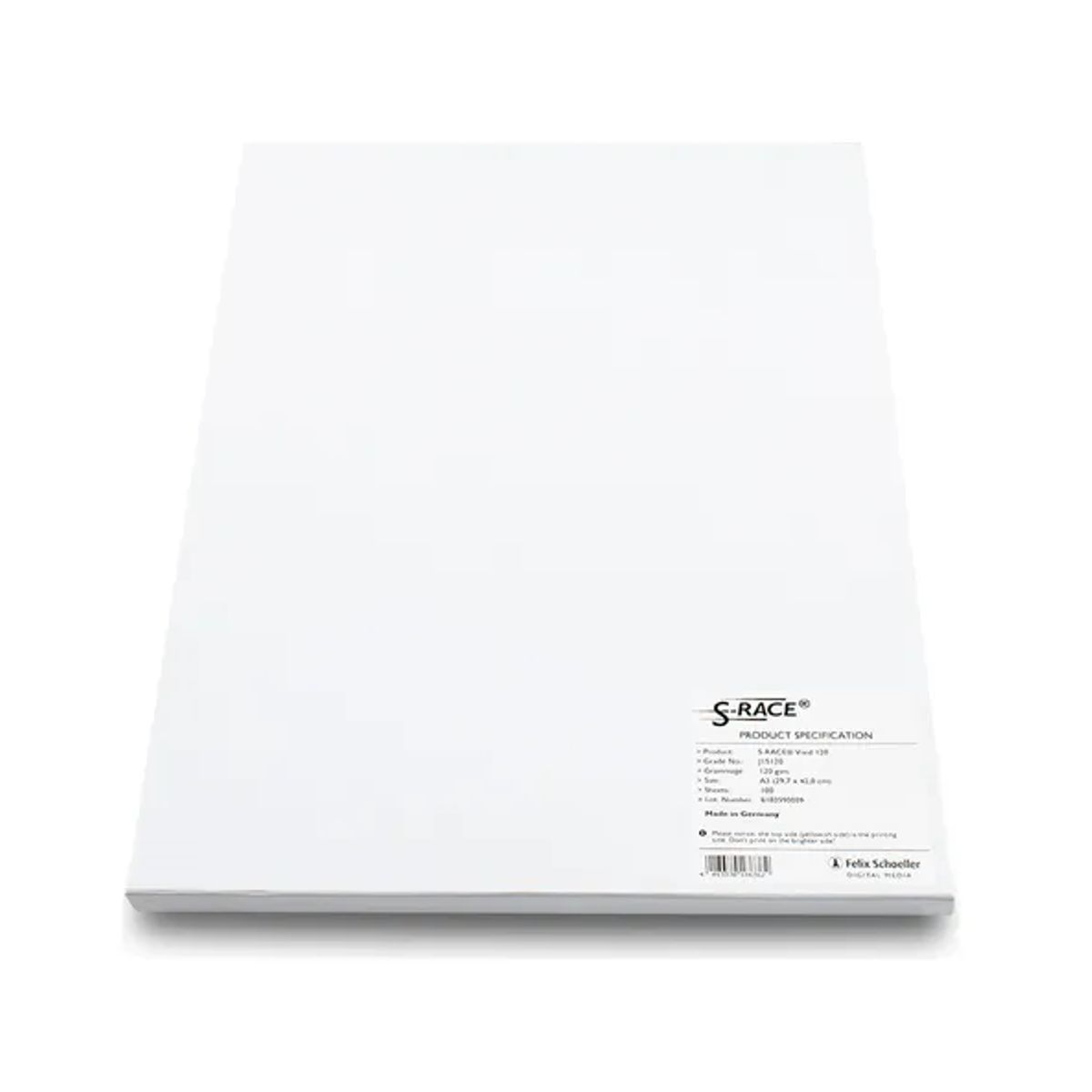 GENERICO - Papel Sublimación S-race Tamaño A3 Blanco