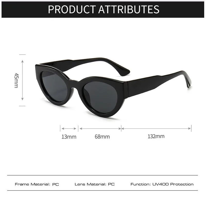GENERICO - Lentes De Sol Sh09161 Ojo De Gato Retro Mujer Uv Resina
