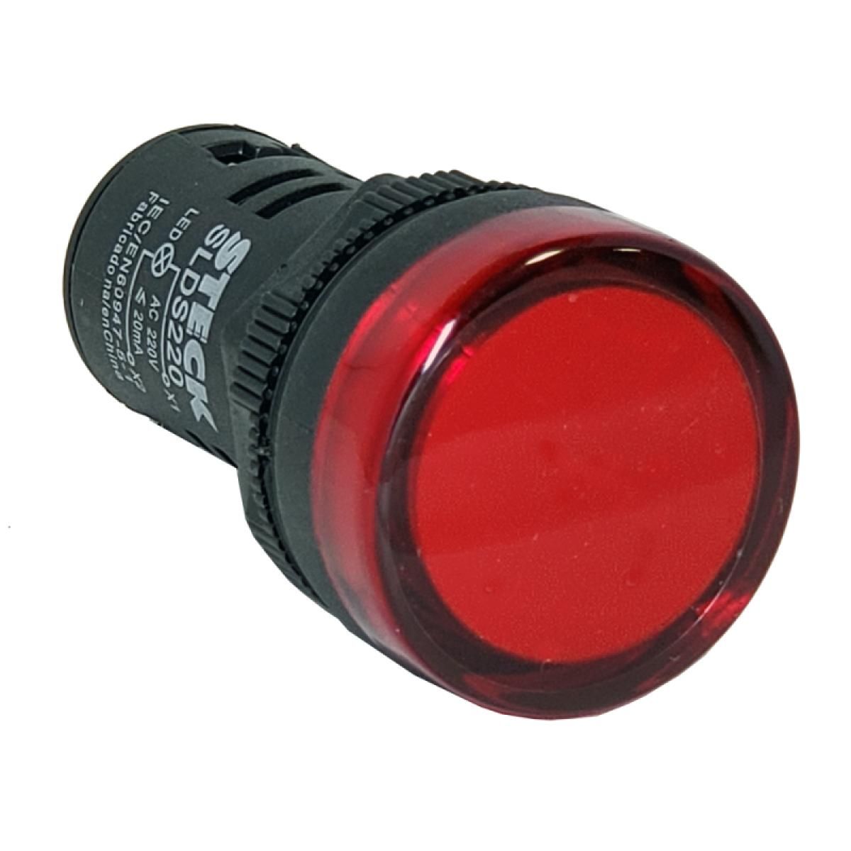 Luz Piloto Led 30mm 220V Rojo Para Tablero 3 unidades, marca GENERICO - Foto 2