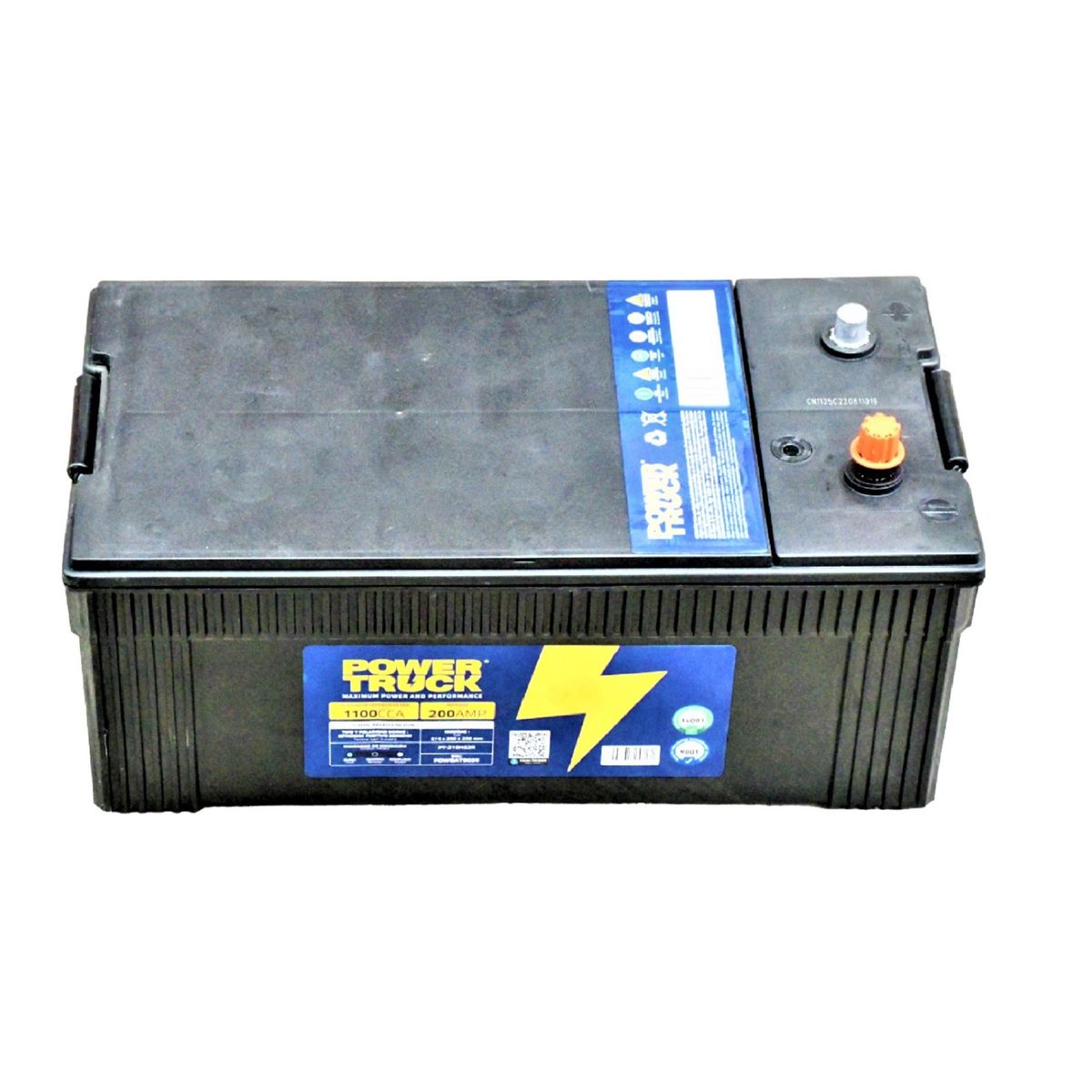 POWER TRUCK - BATERIA 200 AMP 1100 CCA BORNE ESTANDAR