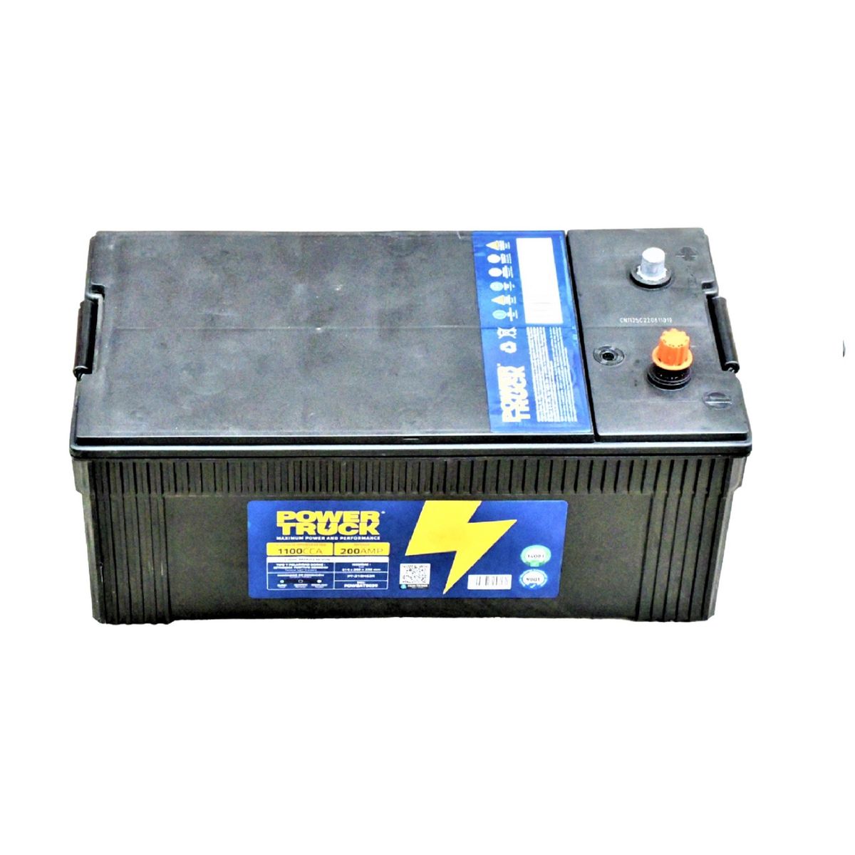 POWER TRUCK - BATERIA 200 AMP 1100 CCA BORNE ESTANDAR