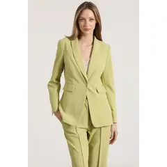 LIOLA - Blazer entallado smoking mujer pistacho