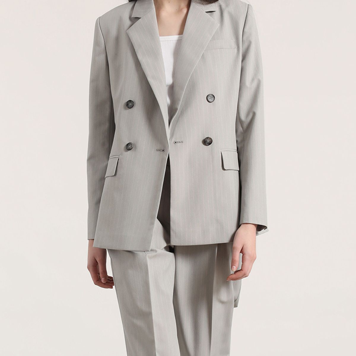 LIOLA - Blazer entallado cruce Liola mujer rosa