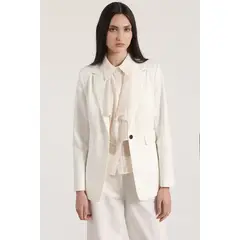 LIOLA - Blazer entallado clásico mujer crudo