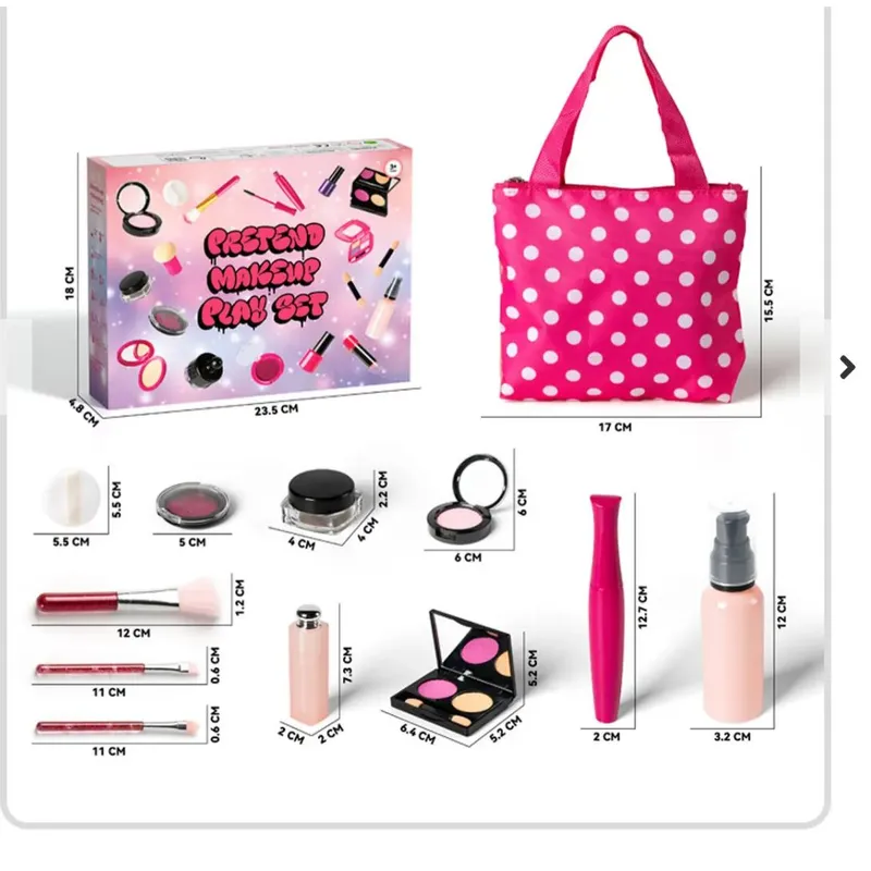 GENERICO - Set De Maquillaje Juguete Para Niñas Y Accesorios