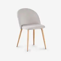 JAVIMATE - Silla De Comedor Nórdica Gris