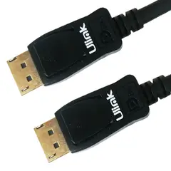 ULINK - CABLE DISPLAY PORT 1,8 METROS, 8K V1.4, NEGRO.