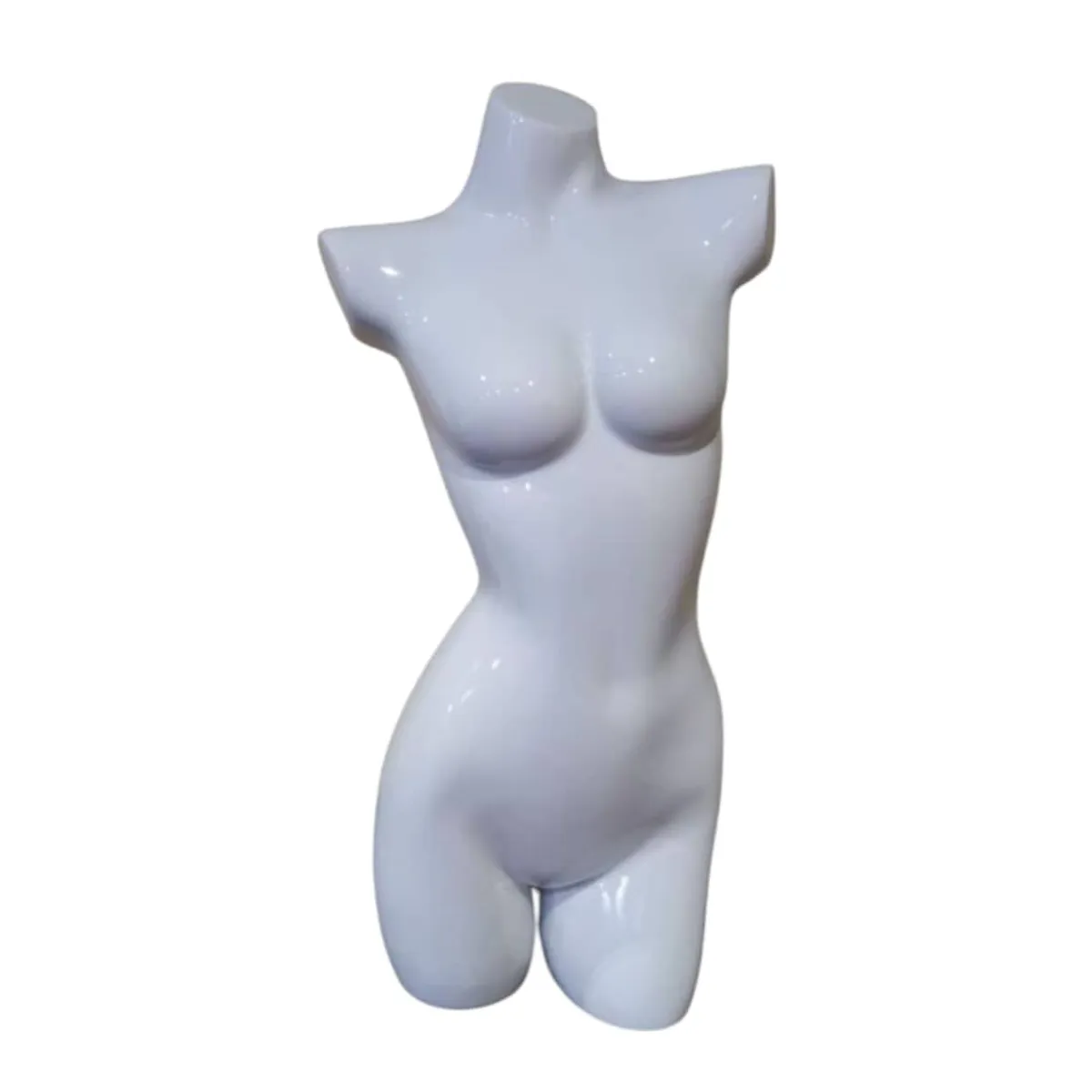 GENERICO - Torso Maniqui de Cadera  Blanco de Dama Gms