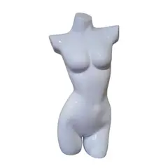 GENERICO - Torso Maniqui de Cadera Blanco de Dama Gms