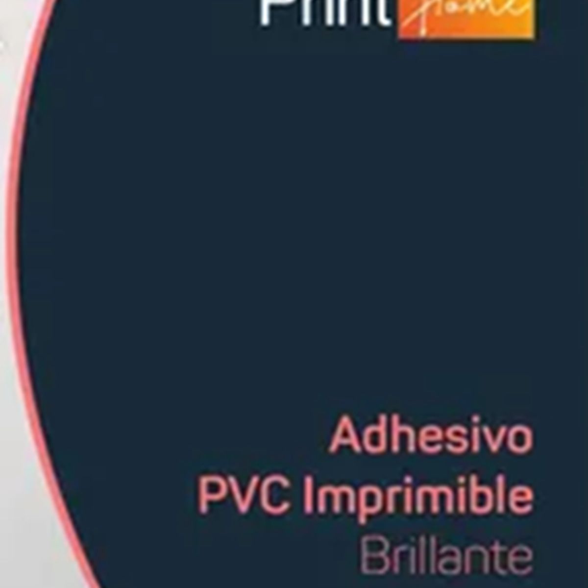 GENERICO - Papel Pvc Adhesivo Imprimible A4x20hj Brillante Plateado