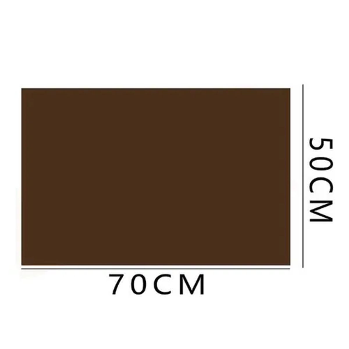 GENERICO - Pliego Cartulina Doble Faz 50x70 Cm Manualidades Café