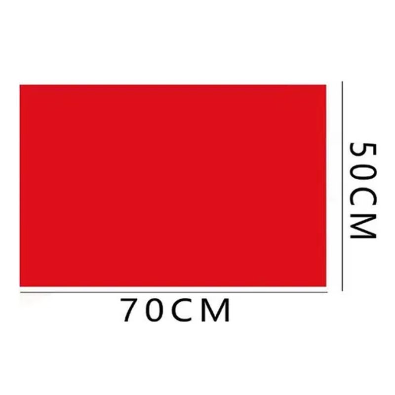 GENERICO - Pliego Cartulina Doble Faz 50x70 Cm Manualidades Rojo