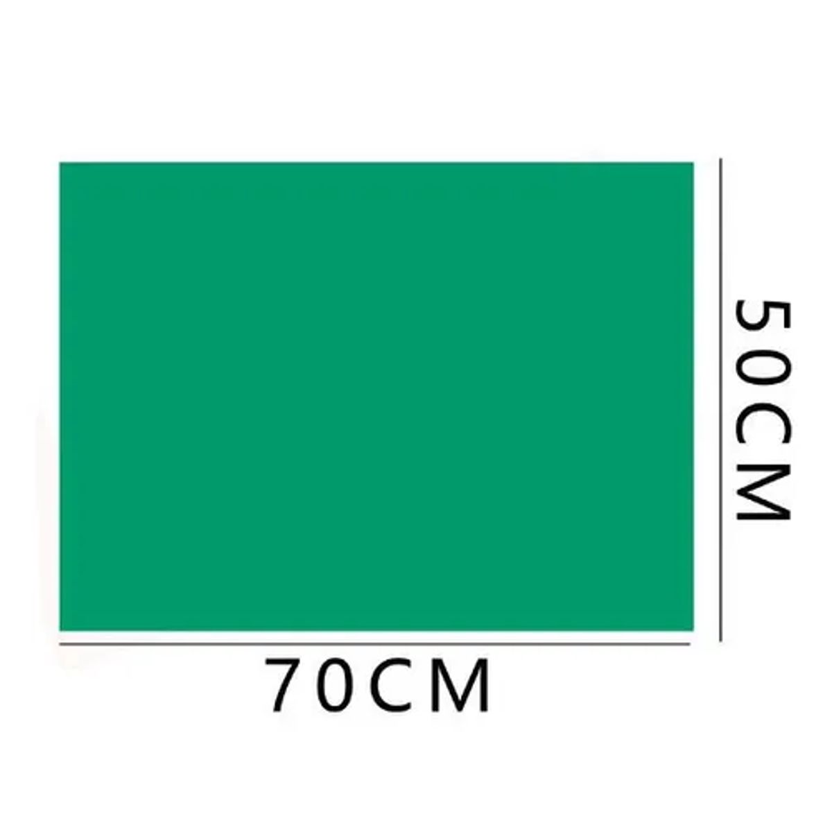 GENERICO - Plgo Cartulina Doble Faz 50x70 Cm Manualidades Verde Oscuro