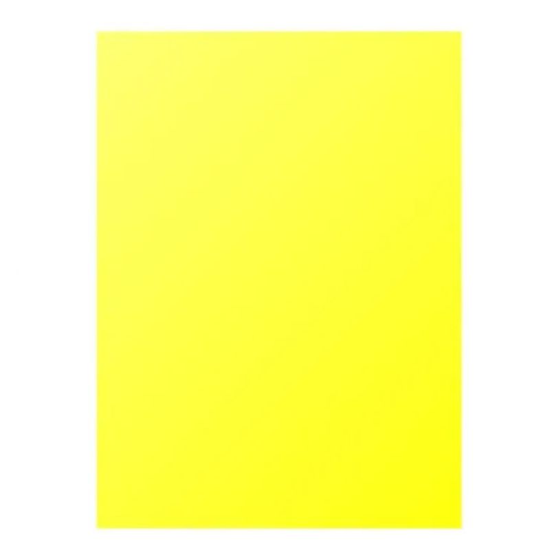 GENERICO - Cartulina Pliego 50x70 Cm 10 Unidades Amarillo