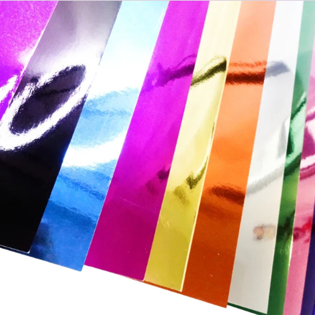 GENERICO - Pliego Cartulina Metálica 50x70 Cm Manualidades Fucsia