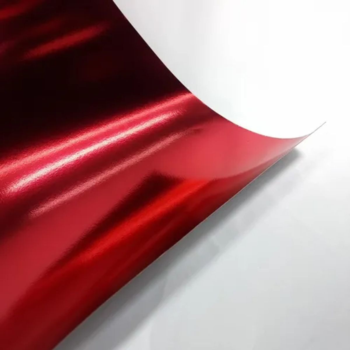 GENERICO - Pliego Cartulina Metálica 50x70 Cm Manualidades Rojo