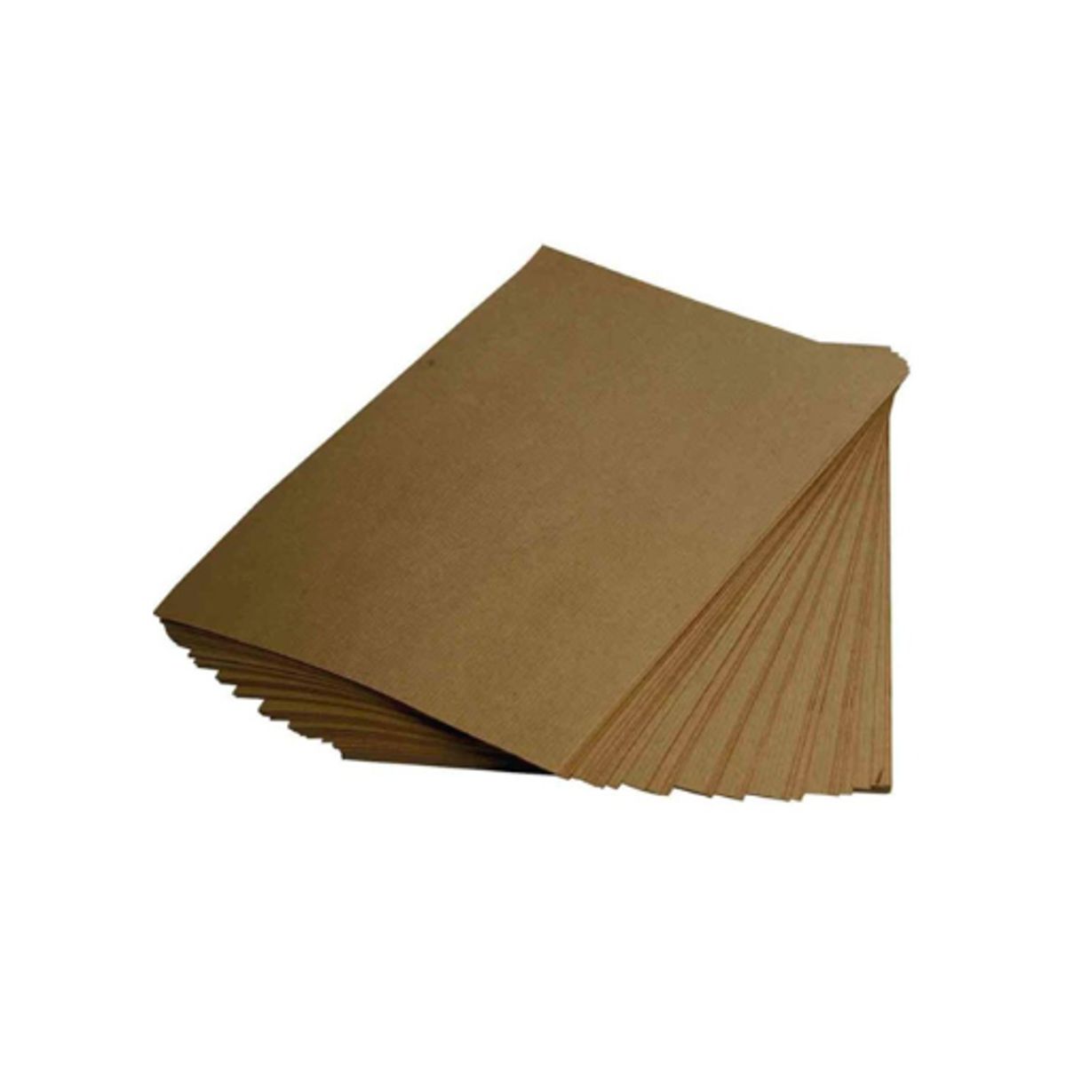 GENERICO - Cartulina Kraft 200 Grs Tamaño Carta 50 Hojas Café