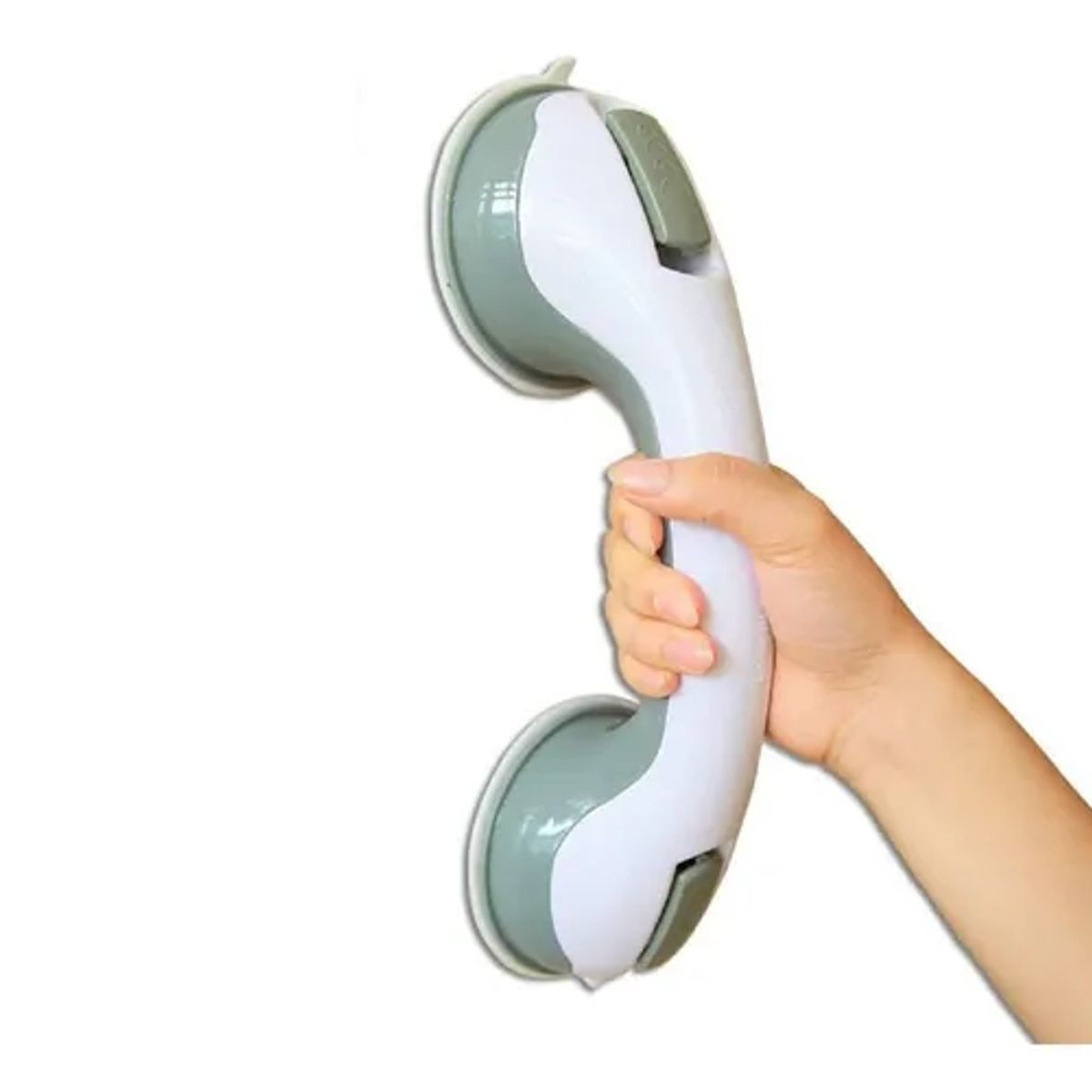 GENERICO - X4 Manilla Agarradera Baño Barra Seguridad Ventosa De Baño Color Blanco