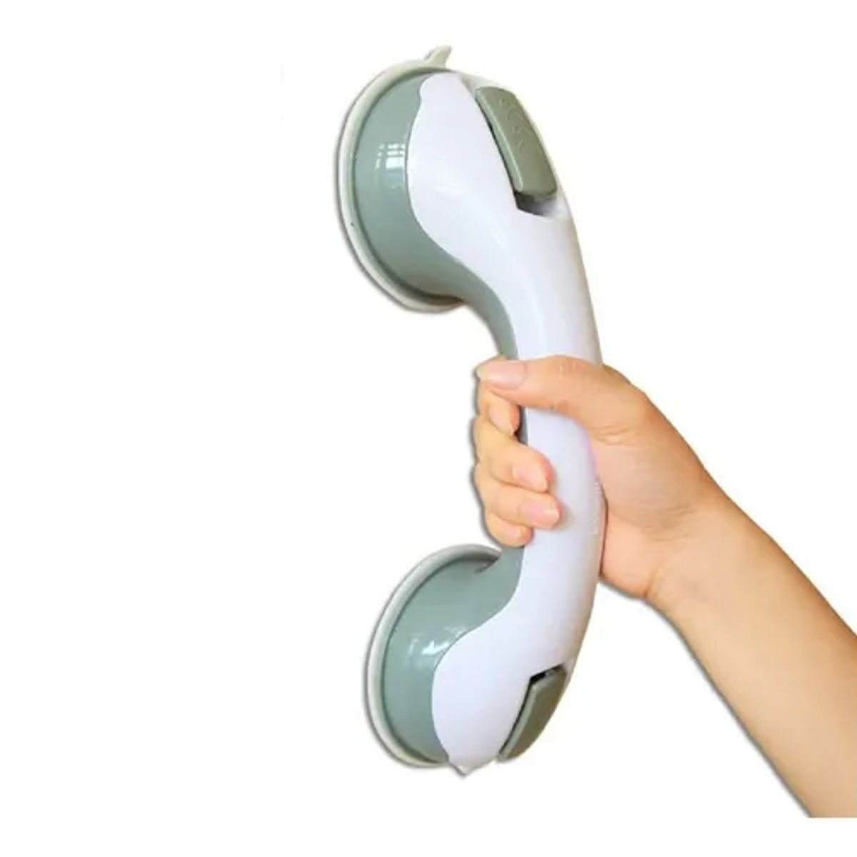 GENERICO - X4 Manilla Agarradera Baño Barra Seguridad Ventosa De Baño Color Blanco