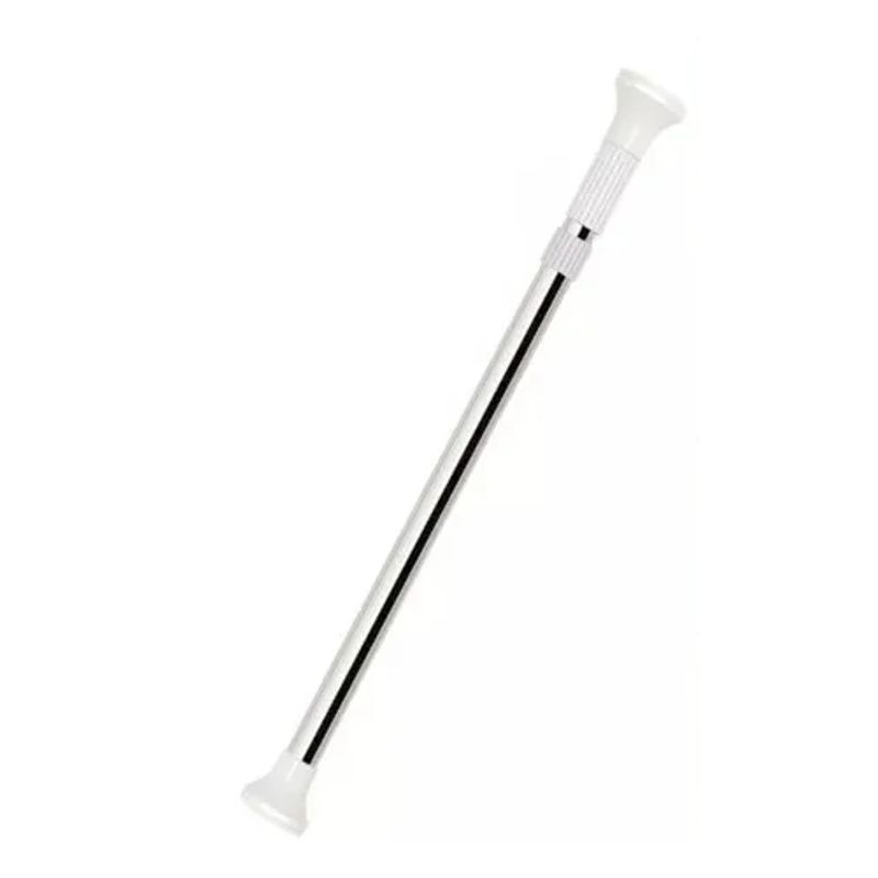 GENERICO - Barra Cortina Baño Ducha Extensible 140-260cm Acero Cromada