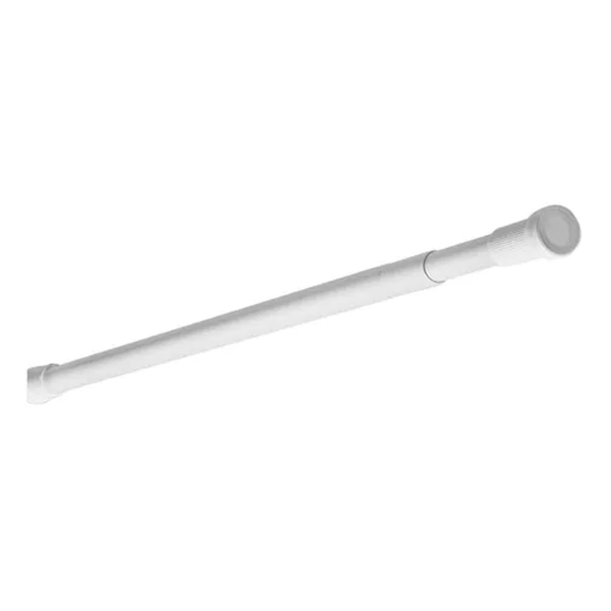 GENERICO - Barra Extensible Ducha 110-200 Cms Cortina De Baño Home Blanco