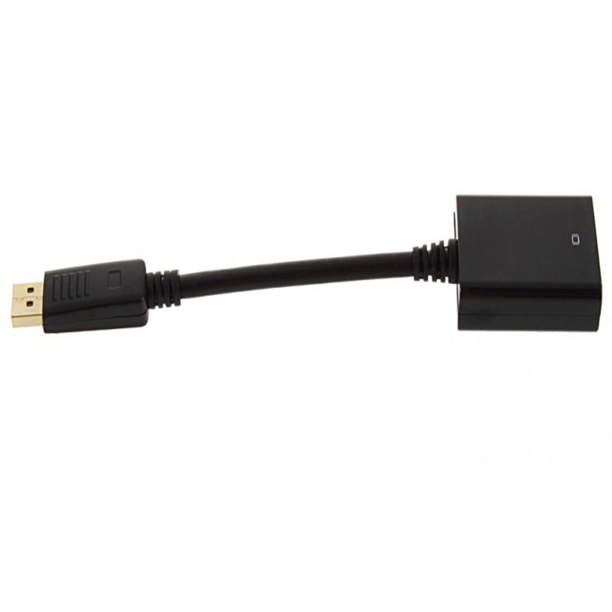 GENERICO - ADAPTADOR DISPLAY PORT MACHO A VGA HEMBRA, 10 CMS