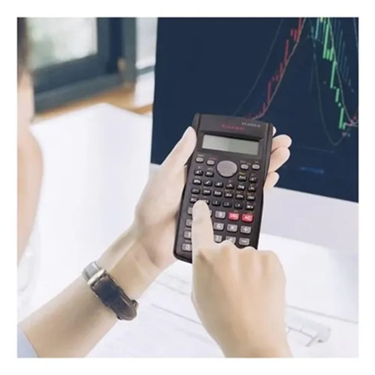 GENERICO - Calculadora científica IRM-82MS NEGRA 240F