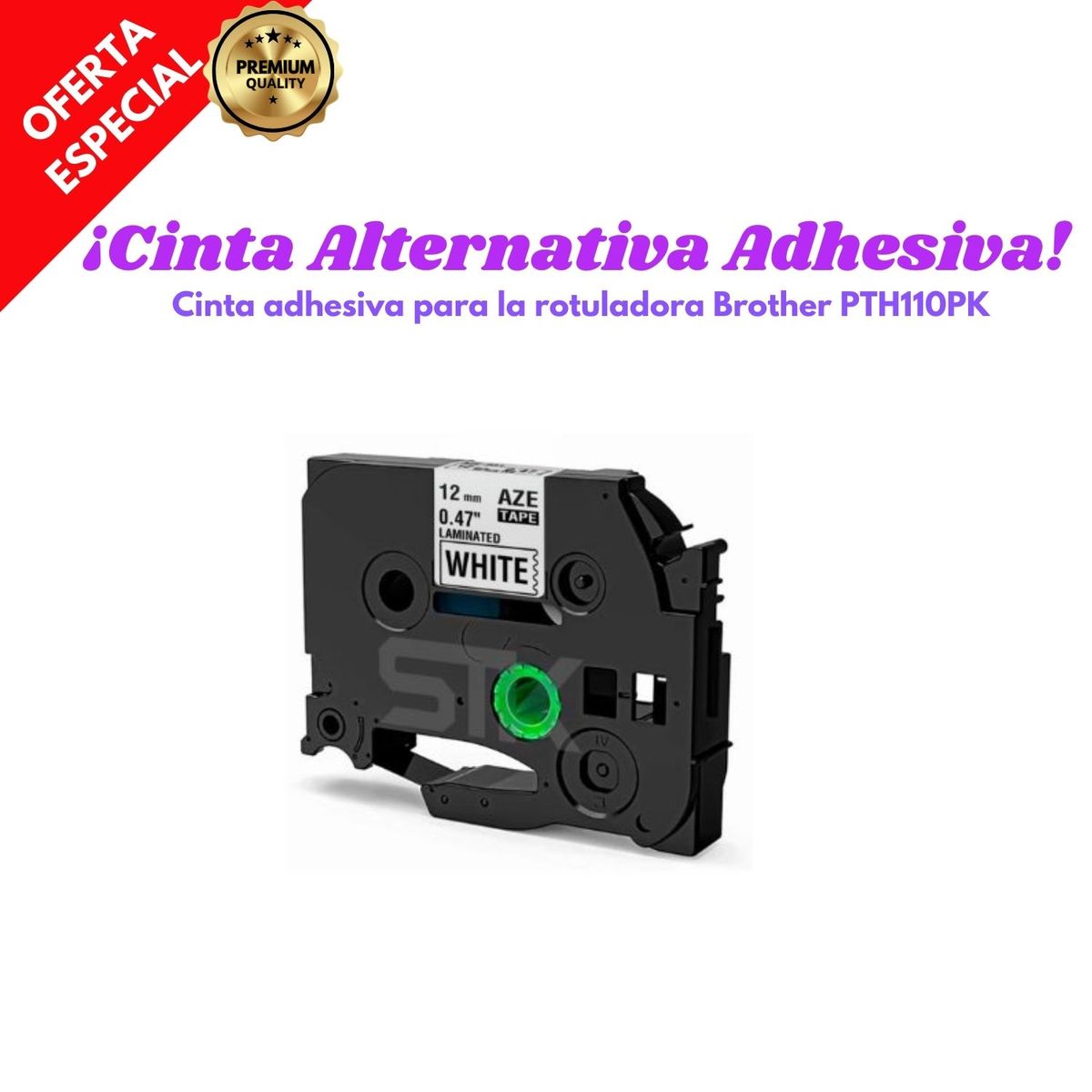 GENERICO - Cinta Alternativa Para Rotuladora Brother