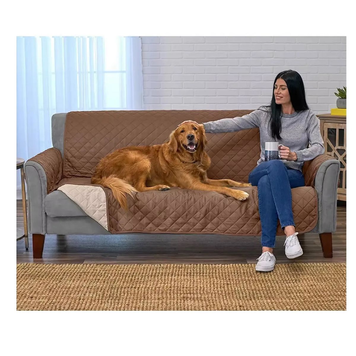 GENERICO - Funda Cobertor Protector Sofa  Sillon 3 Cuerpos